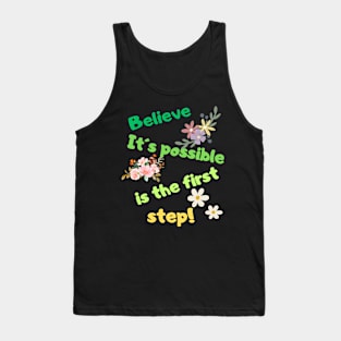 Empower Your Journey with 'Believe It's Possible' Tank Top